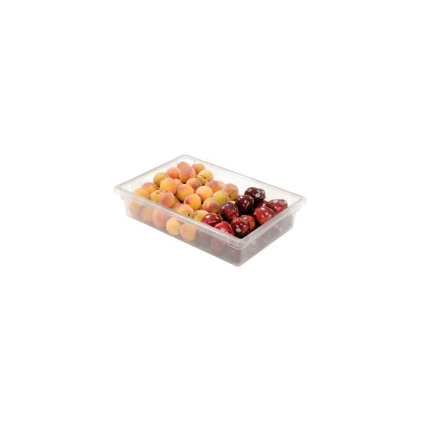 Rubbermaid Commercial Rubbermaid 3308-00 Clear Plastic .5 Gallon 18 x 26 x 6, PK6 FG330800CLR - main